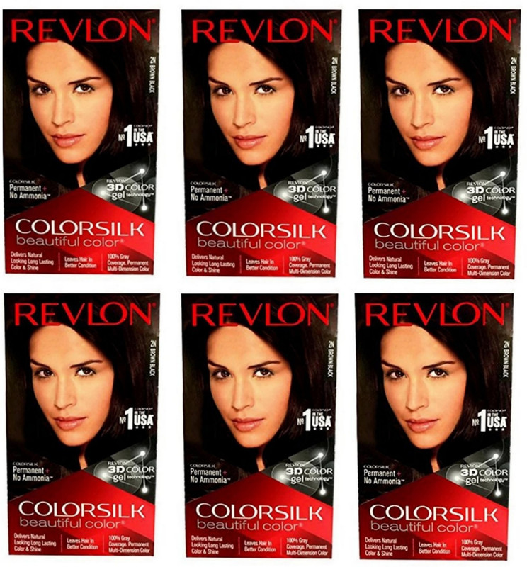 Revlon Colorsilk Hair Color 3d Technology Hair Color Brown Black