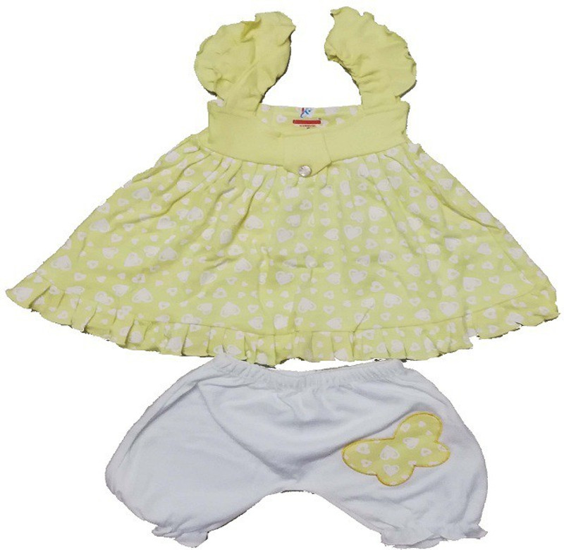 kinder choice Girls Casual Dress Panty(Yellow)