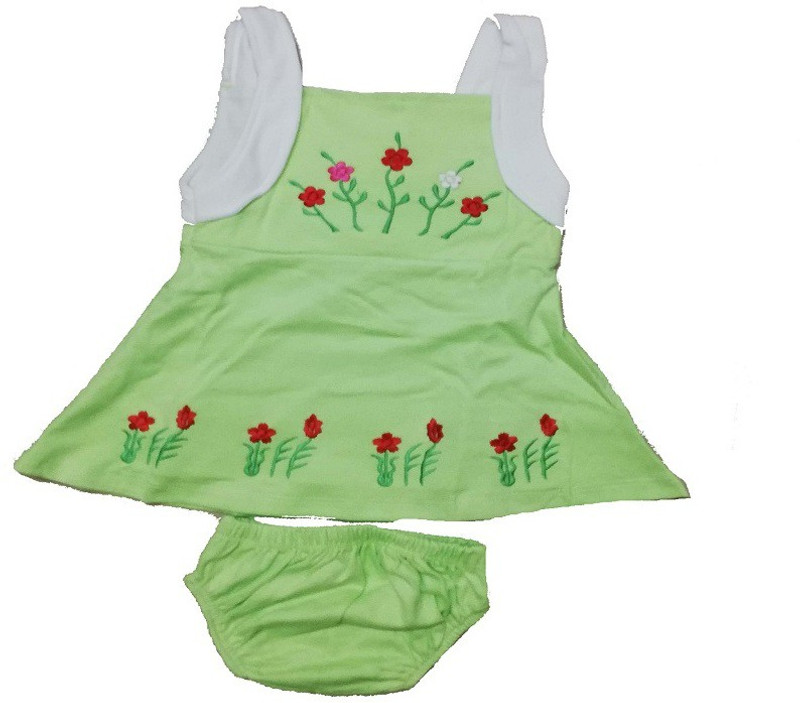 kinder choice Girls Casual Dress Panty(Green)