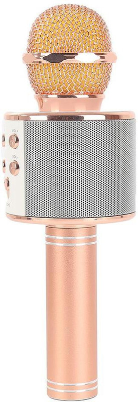 Buy Genuine WS-858 Wireless Bluetooth Karaoke Singing Mic Speaker Handheld Microphone