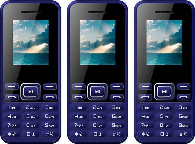 I Kall K26 New Pack of Three Mobiles(Blue&Green$$Blue&Green$$Blue&Green)