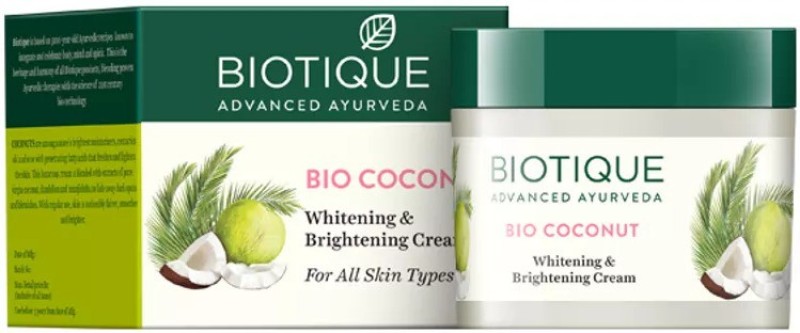 Biotique bio coconut whitening & brightening cream(50 g)