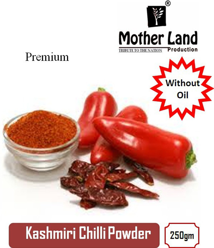 motherland production Premium Kashmiri Chilli Powder (250gm)(0.25 g)