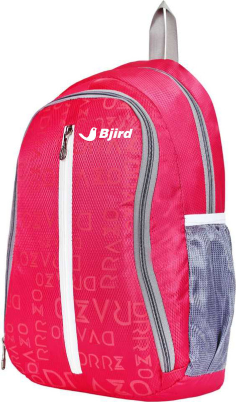 bjird 15.6 inch Expandable Laptop Backpack 26 L Backpack(Pink)