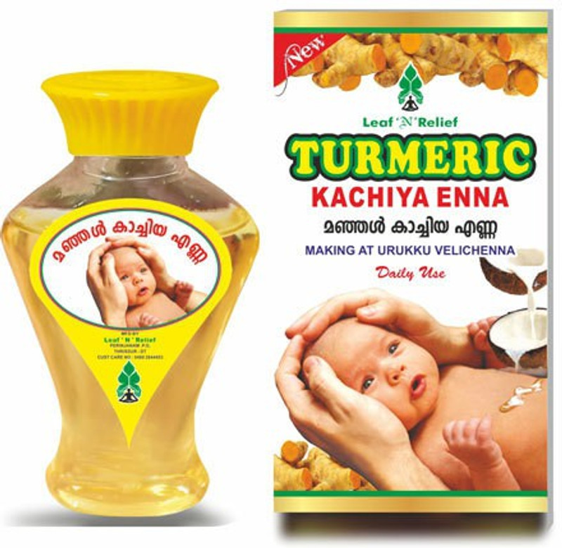 Leaf N Relief - Manjal Kachiya Enna - 100 ml x 2 Nos(200 ml)