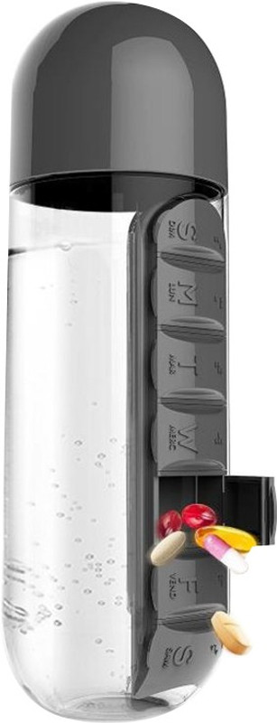 ziofy pill_09 600 ml Bottle(Pack of 1, Black)