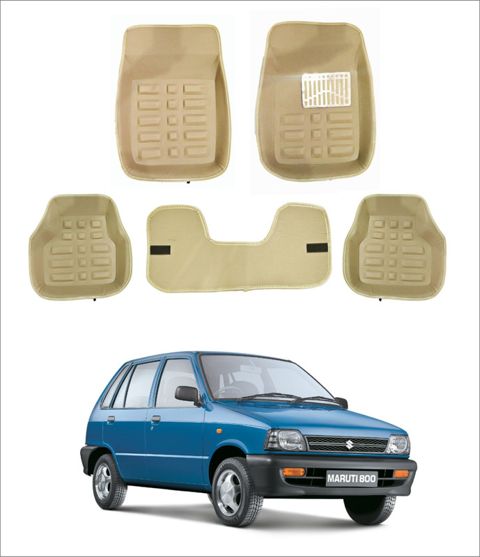 Trigcars PVC 3D Mat For Maruti Suzuki 800(Beige)