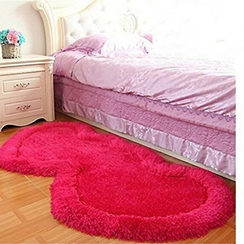 swansh Pink Silk Area Rug(55 cm  X 140 cm)