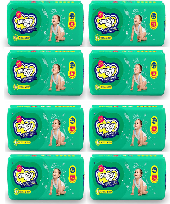 snuggy Diaper Pants Medium 36's Piece - M(288 Pieces)