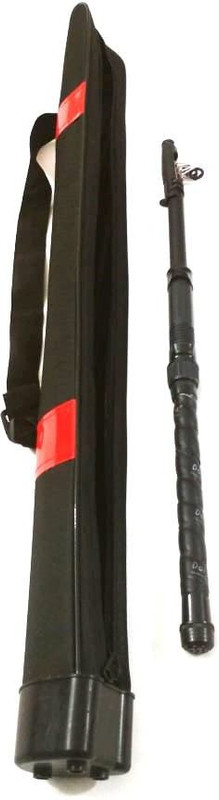 kushaan fishing rod daija and carry case 3584 Black Fishing Rod(180 cm, 0.125 kg, Black)