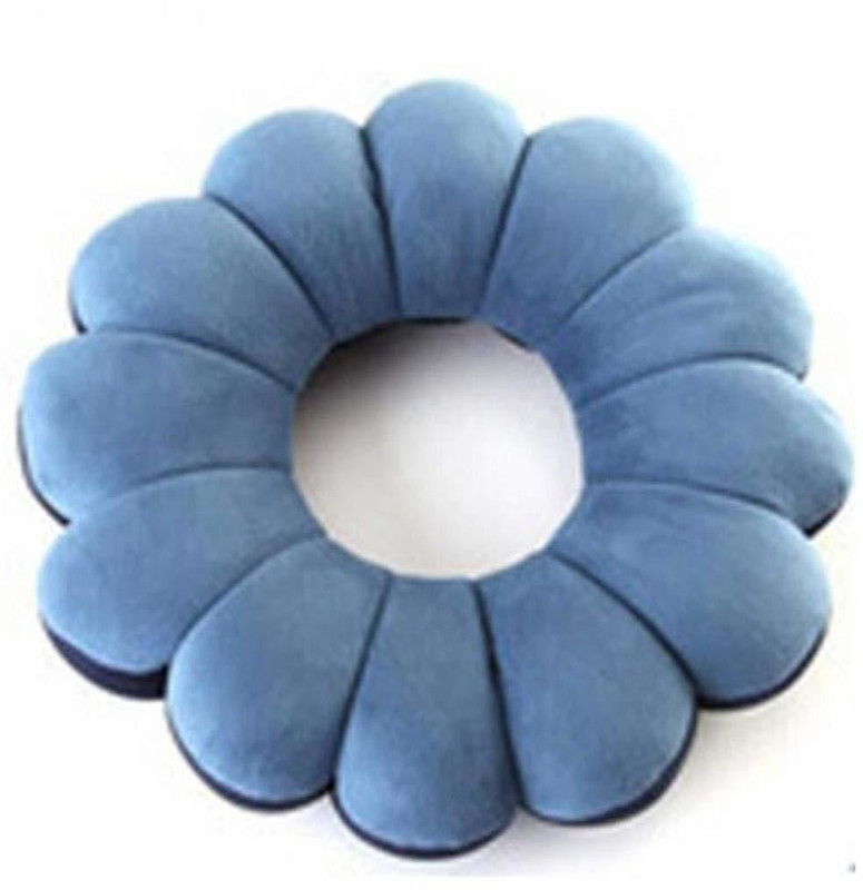 divinezon Foam Solid Travel Pillow(Blue)