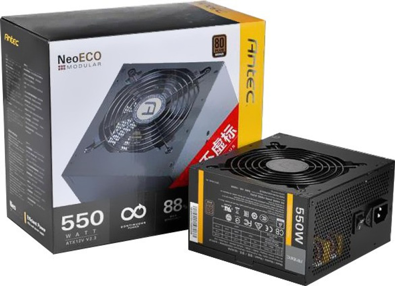 Antec NeoEco 550M 80 Plus BRONZE 550 Watt 88 Efficiency 550 Watts PSU(Black) Antec NeoEco 550M 80 Plus BRONZE 550 Watt 88 Efficiency 550 Watts PSU(Black)