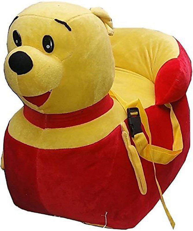 pearl world Soft Toy Imported Premium Quality Cute Animal Shape Soft Toy Chair/seat  - 42 cm(Red)