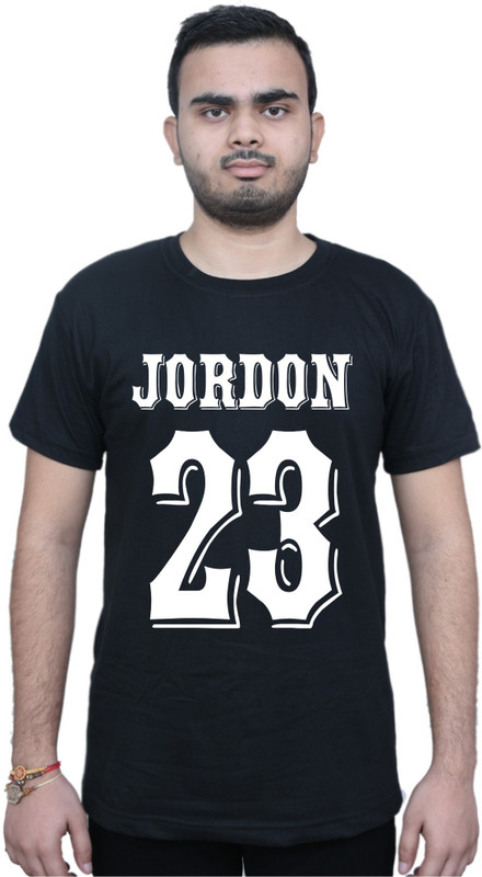 print mafias Printed Men Round Neck Black T-Shirt