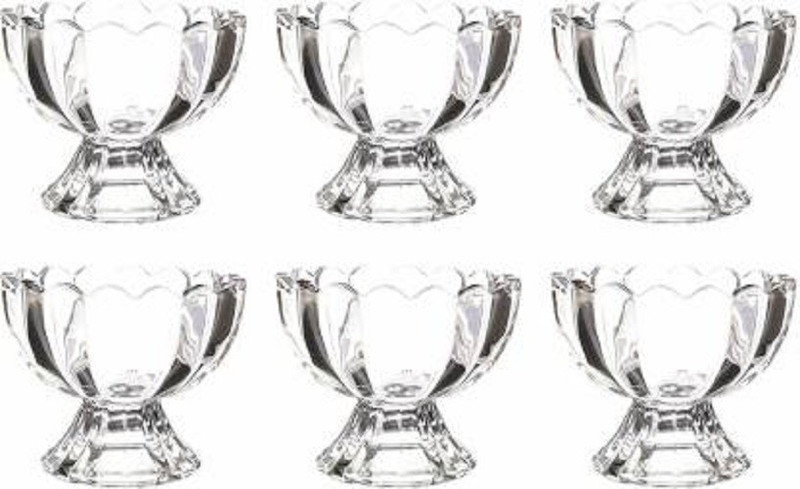 macklon CUPS PACK OF 6 Glass Bowl Set (Clear, Pack Glass Bowl Set(Clear, Pack of 6)