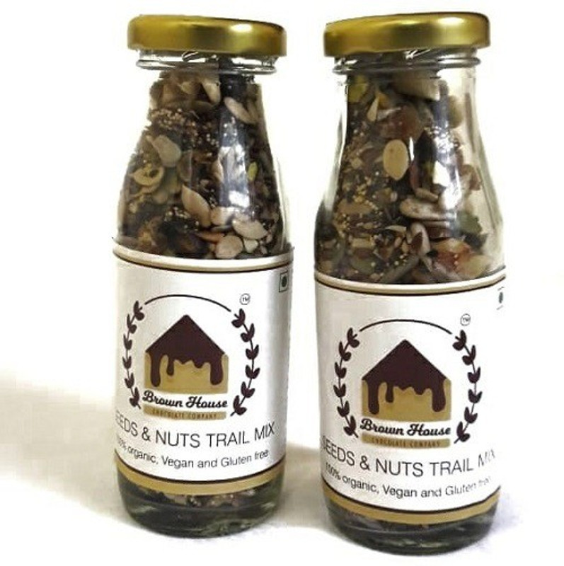 brown house Seeds & Nuts Trail Mix(270 g, Pack of 2)