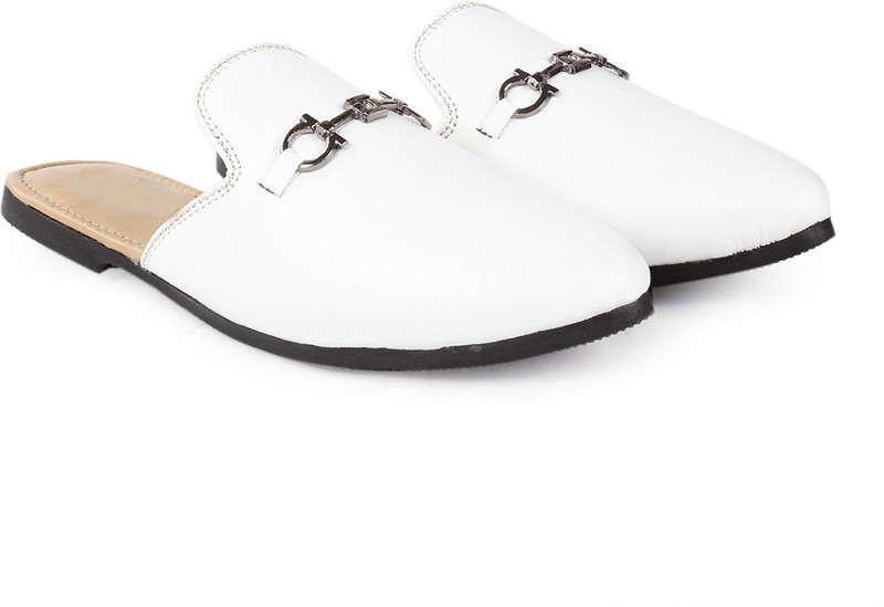 speczo speczoMen's Stylish Slip-on, mules and Loafers Loafers For Men(White)