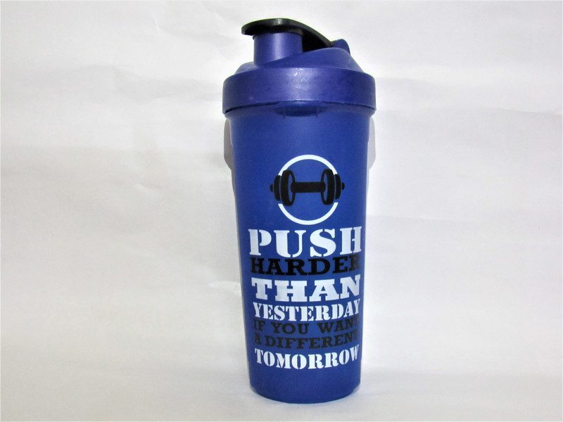 keke Smart Protein Shaker Bottle for gym with Storage 500 ml (Pack of 1,Dark Blue) 500 ml Shaker(Pack of 1, Blue)
