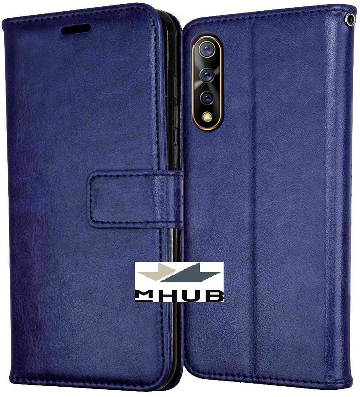 mhub Back Cover for Vivo S1(Blue, Dual Protection)