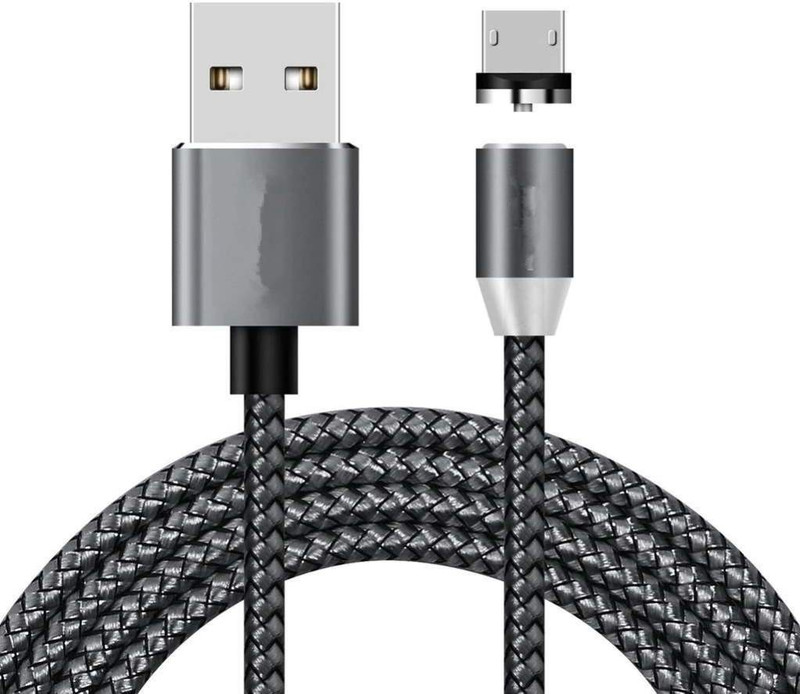 sbatm 360 degree magnetic charger cable 1 m Magnetic Charging Cable(Compatible with android phone, Black)