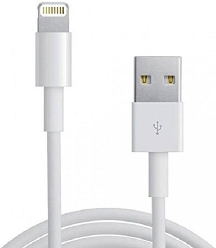 supermarche USB Fast Charging Cable Compatible with All iPhone Devices 1.5 m Power Cord(Compatible with All i phone And i pad, White, Sync and Charge Cable)