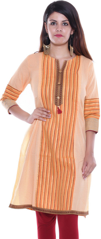 bubblimaa Casual Self Design Women Maternity Wear Kurti(Multicolor)