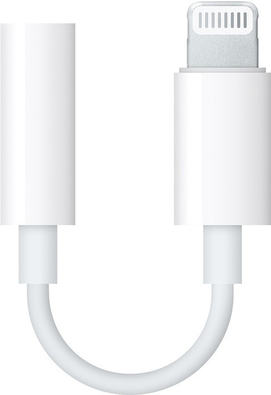 mobicraft White 8Pin Lighting Male to 3.5MM Audio Aux Female Cable Phone Converter(IOS)