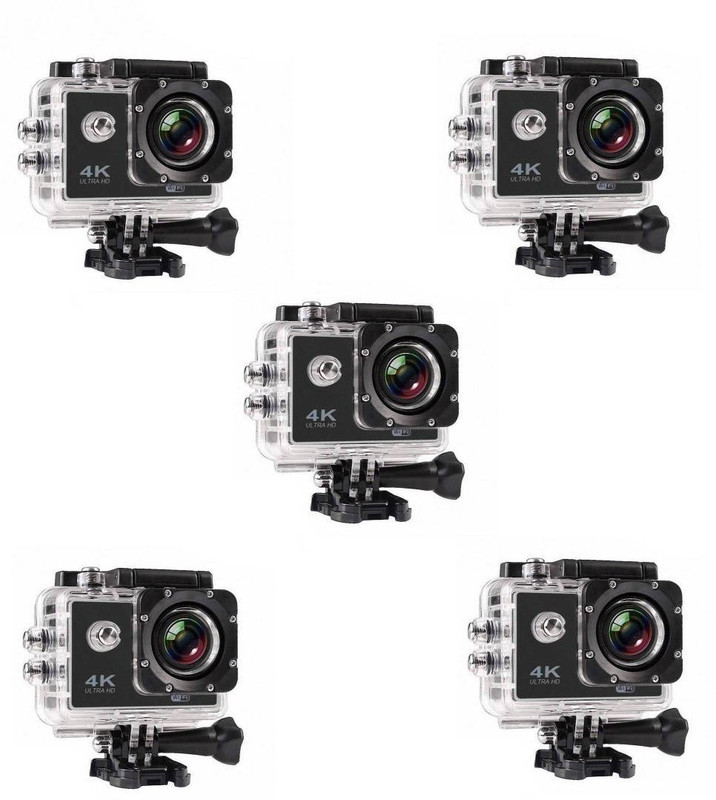 Wrapo 4K Camera 4k Action Camera with Wifi 18 Sports Camera 18 Sports & Action Camera Sports and Action Camera(Black, 16 MP)