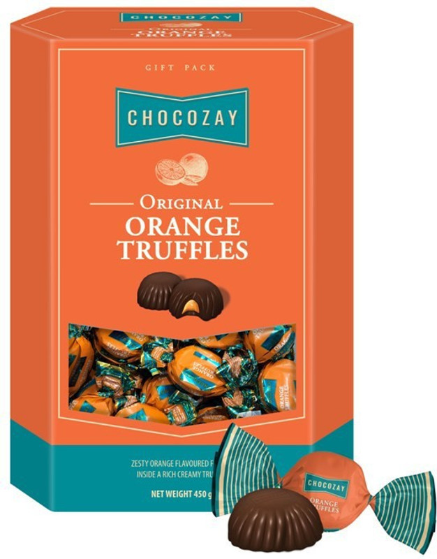 chocozay ORANGE FLAVOR CHOCOLATES Truffles(450 g)