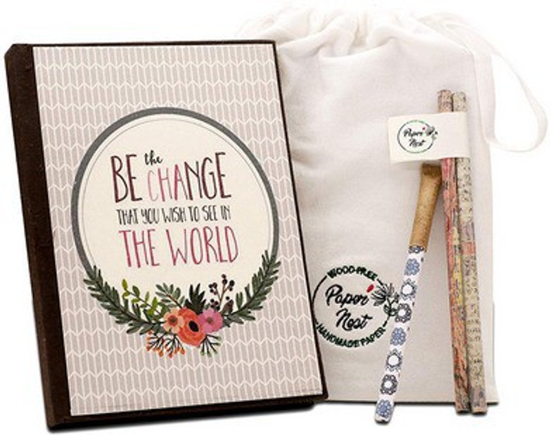 paper nest Regular Diary(gift set, Rich Off White)