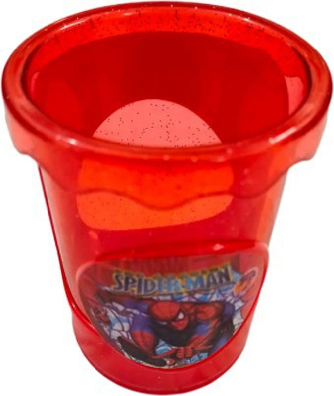 kubergift Spiderman mug multipurpose for kids plastic Glass(Plastic, 150 ml, Red, Pack of 1)