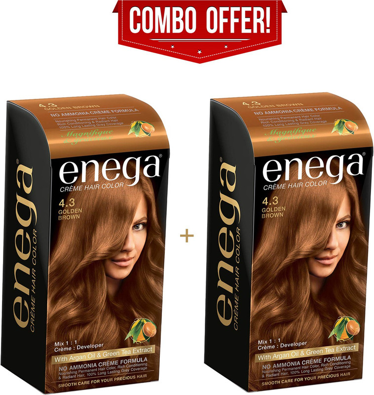 enega Smooth Care For Your Precious Hair! Golden Brown Hair Color(Gloden Brown)