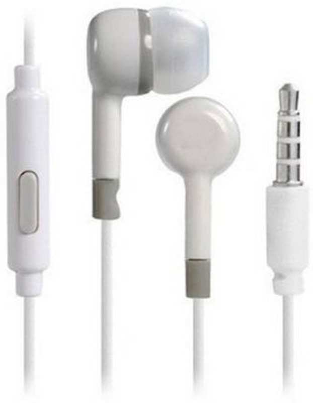 p4u Earphone -WR100_1 Wired Headphone(White, In the Ear)