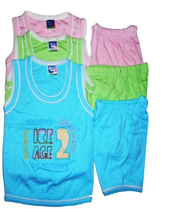 fashion pari Baby Boys & Baby Girls Casual T-shirt Shorts(Pink)