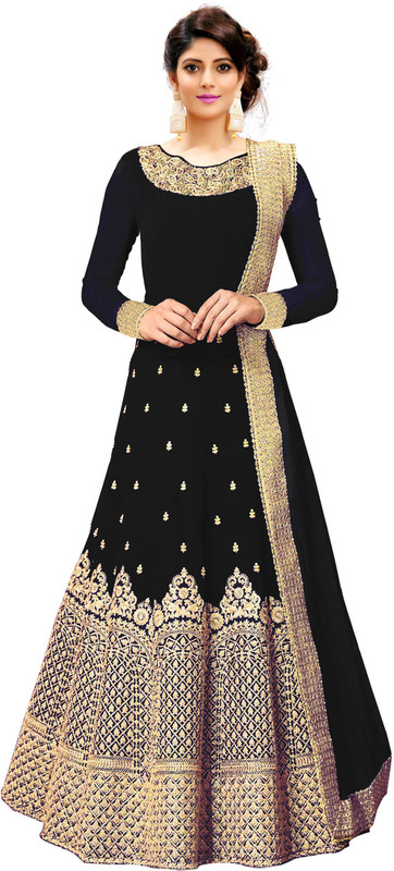 Siddeshwary Fab Anarkali Gown(Black)