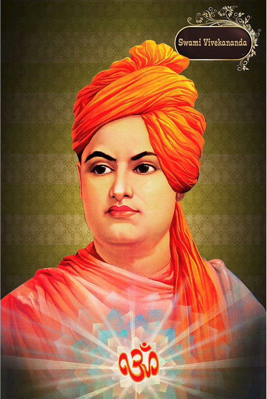 Swami Vivekananda UV Textured water proof Poster Paper Print(18 inch X 12 inch)