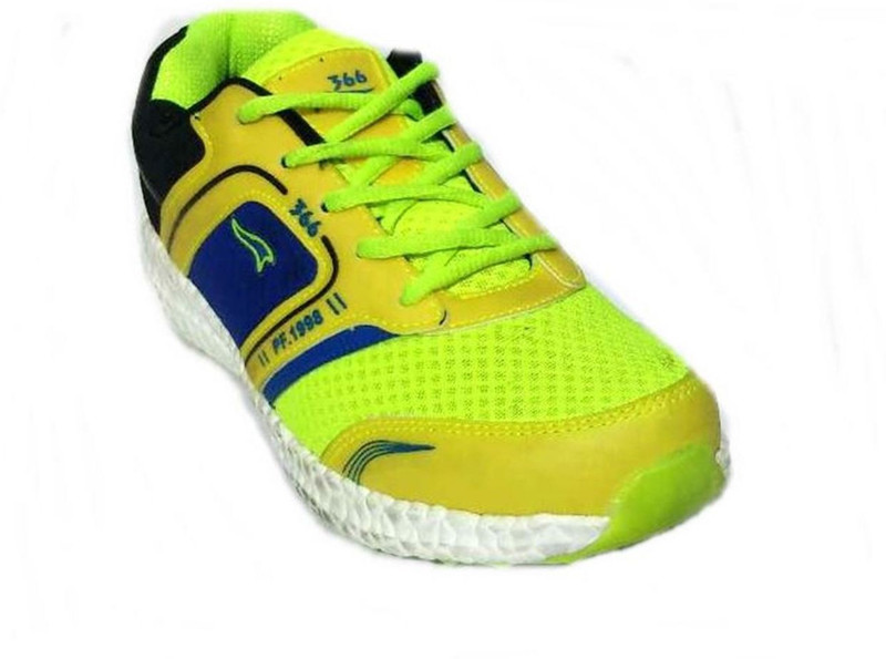 366 366 DARK GREEN SPORTS SHOES Running Shoes For Men(Green)
