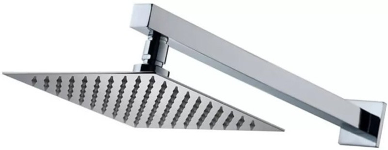 love india 8x8 Ultra Slim Square Rain Shower Head with 15inch Arm 2(Satin Chrome)