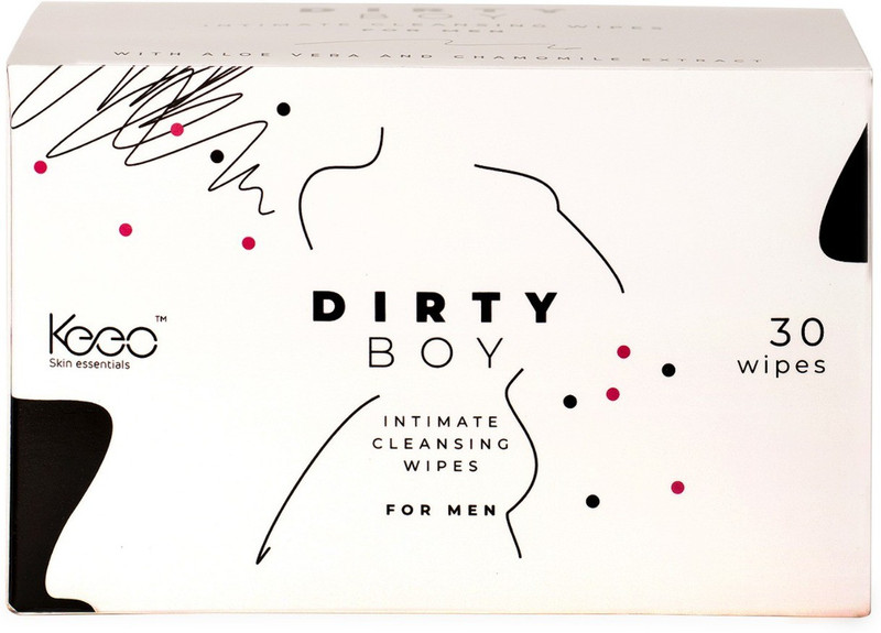 keeo Dirty Boy Intimate Wipes for Men, 30(30 Pieces)