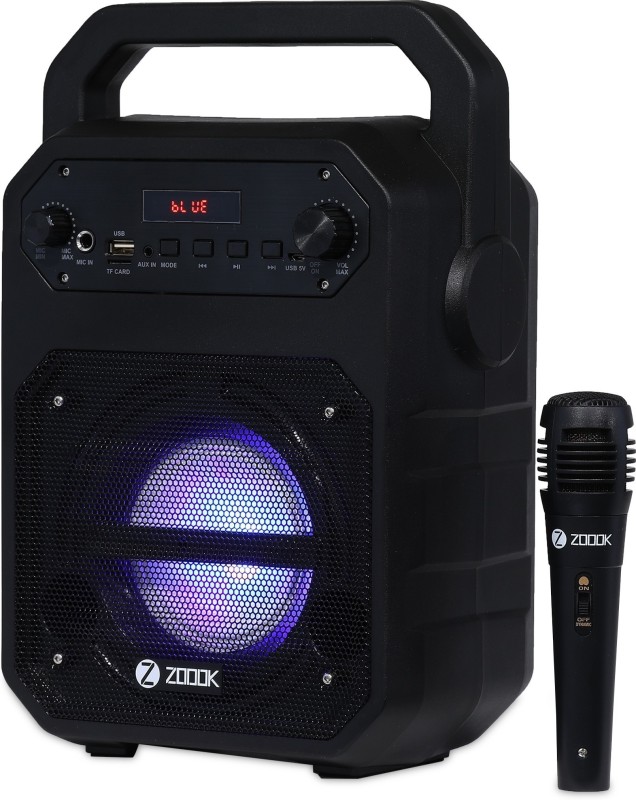 Zoook ZB-ROCKER THUNDER 20 W Bluetooth Party Speaker(Black, Stereo Channel)