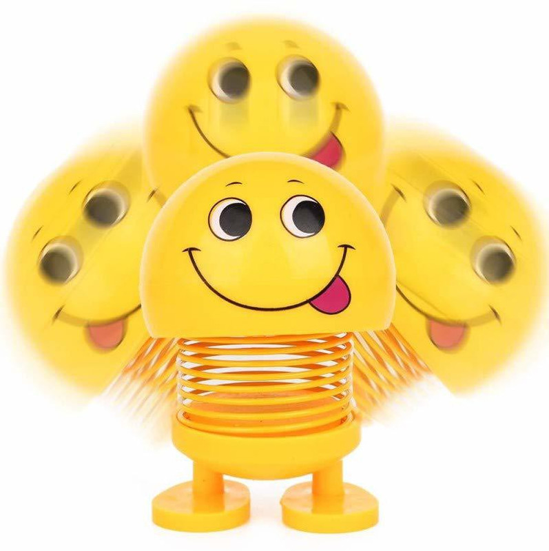 Smiley face spring doll shop