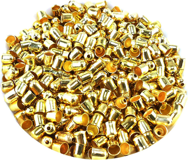 jaz Golden Tassel making End Caps 6X5 MM