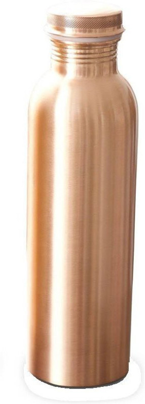 utensils junction Copper Water Bottle 1000 Ml Or 1Litre ,Matt. Finish Water bottle 1000 ml Bottle(Pack of 1, Copper)