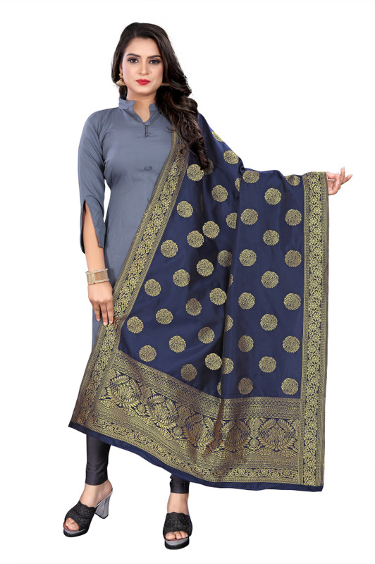enchantress Art Silk Woven Women Dupatta