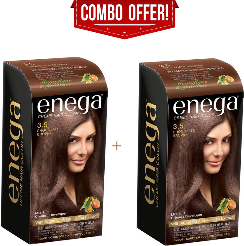 enega Smooth Care For Your Precious Hair! Chocolate Brown Hair Color(Chocolate Brown)