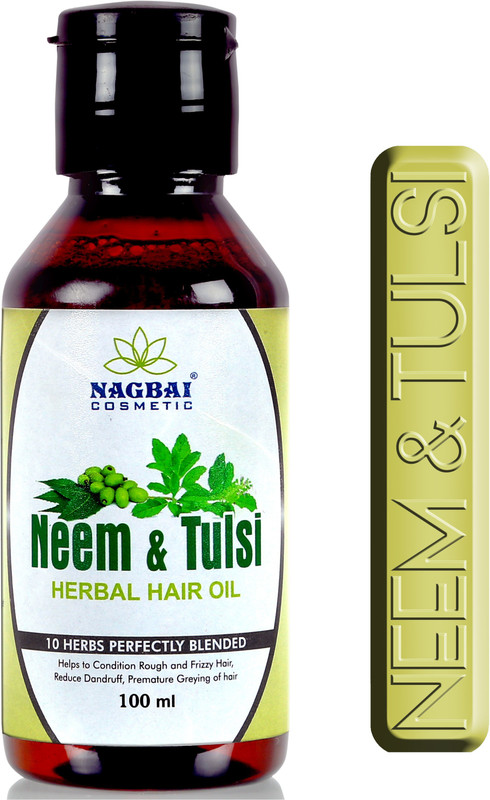 nagbai Neem & Tulsi Herbal hair oil for hair Growth with Hair Oil(100 ml)