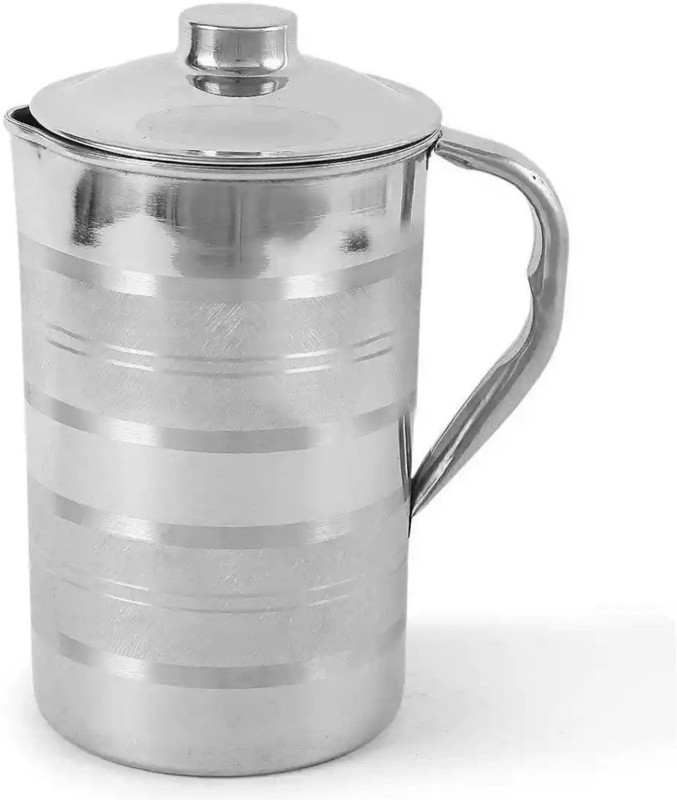 acticraft Steel Jug with Lid for Water Storage & Drinking Water with Steel Outside, Steel Lid for Water Pitcher, Set of 1 (Steel Jug 1700 ML) Water Jug(1.7 L)