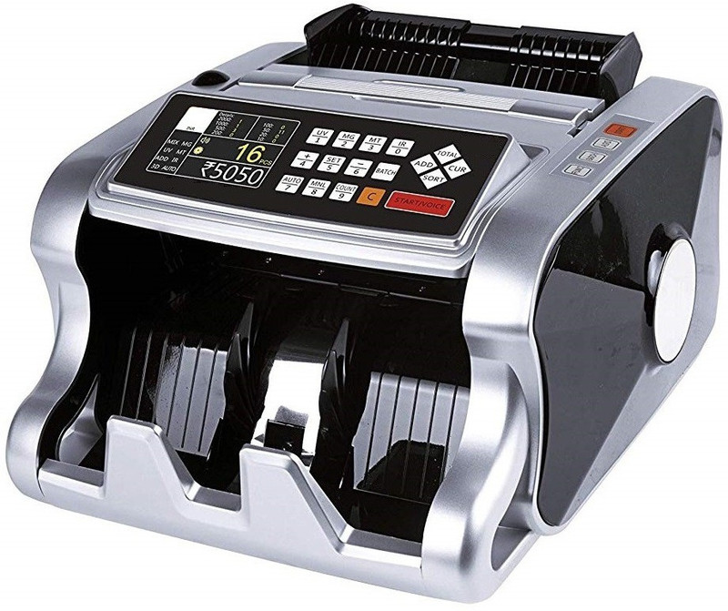 drop2kart Mix Note Counter,UV/IR/MT/MG FakeNote Detection Note Counting Machine(Counting Speed - 1000 notes/min)