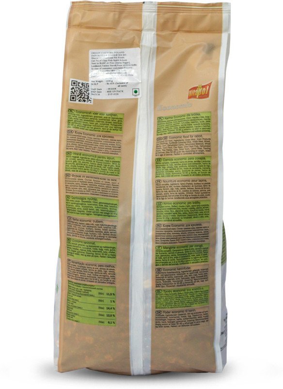 vitapol Vitapol Economic food for rabbit 1200 gms Pack of 1 Vegetable, Fruit 1200 kg Dry Rabbit Food