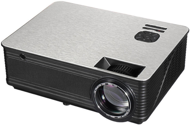mytechvision HD418 Portable Projector(White, Black)